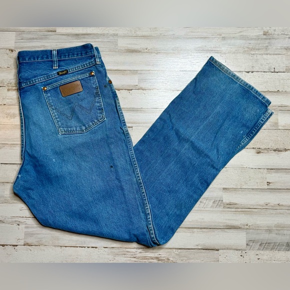 Wrangler Other - Wrangler Jeans Men's 38x32 Blue Cowboy Western Outdoors 13MW2WK